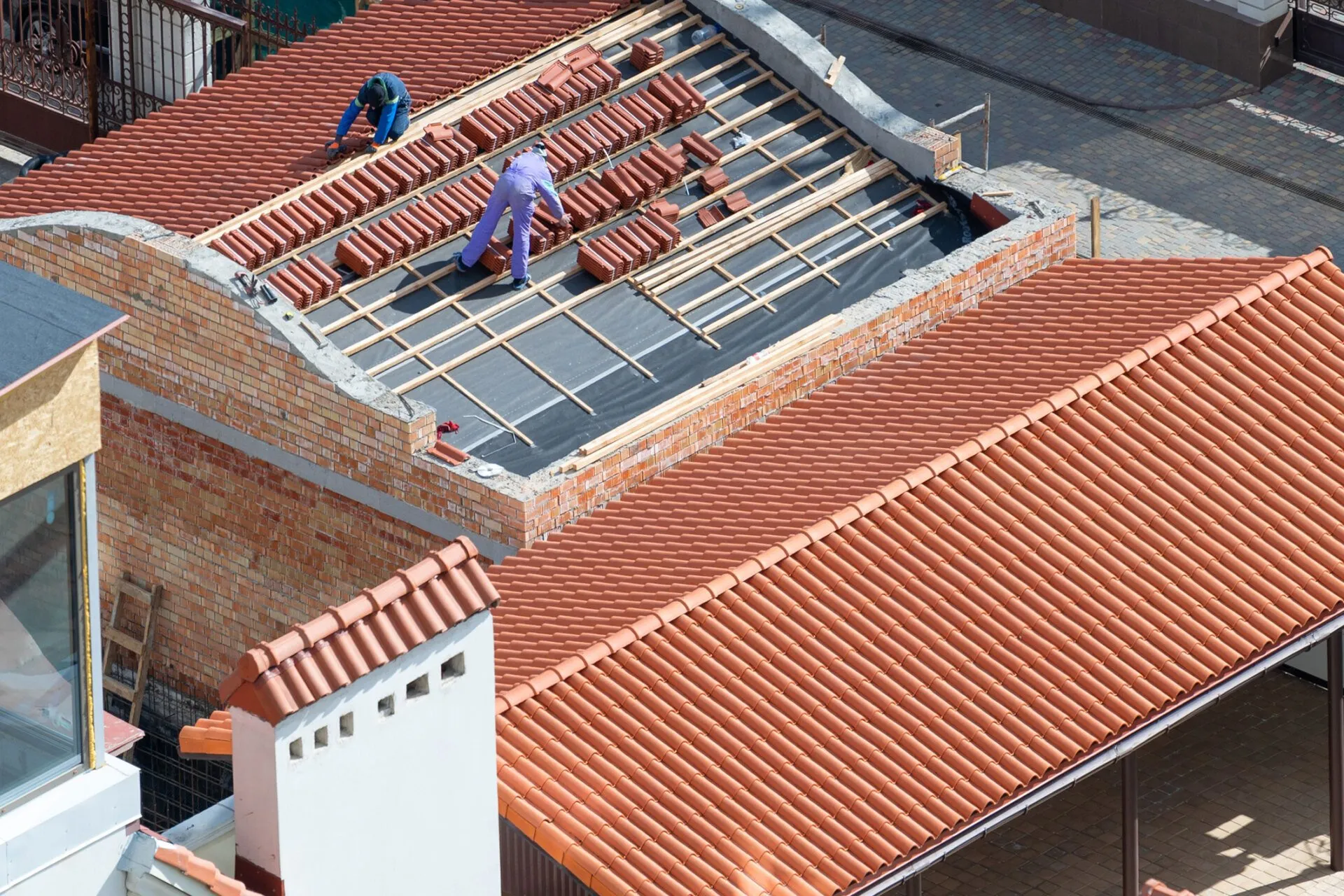 new roof installation