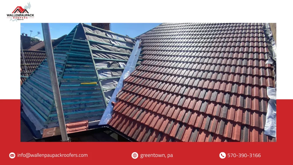 new roof installation in hawley