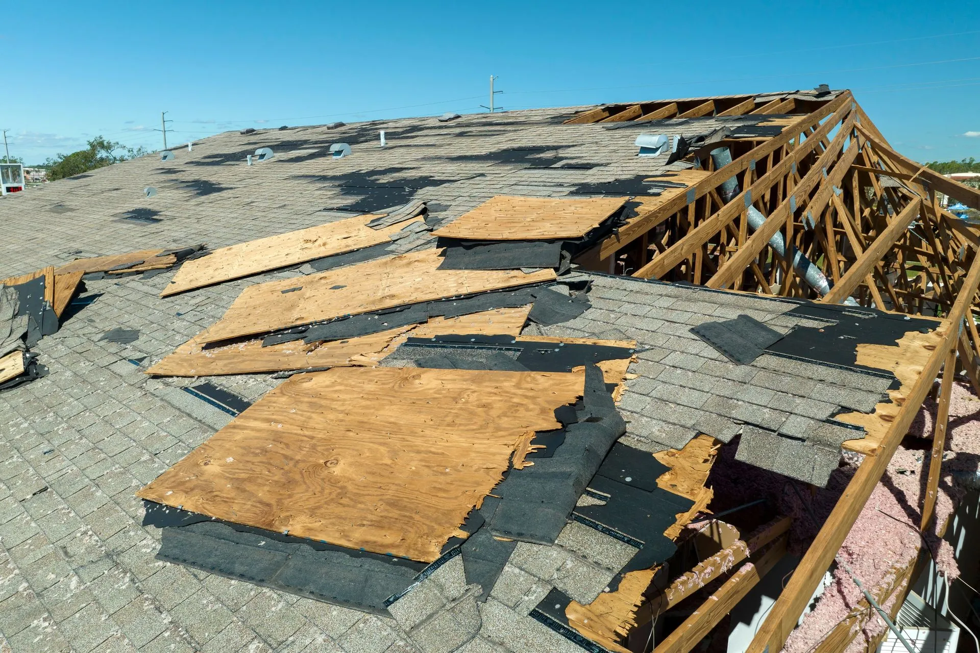 wind damage roof repair