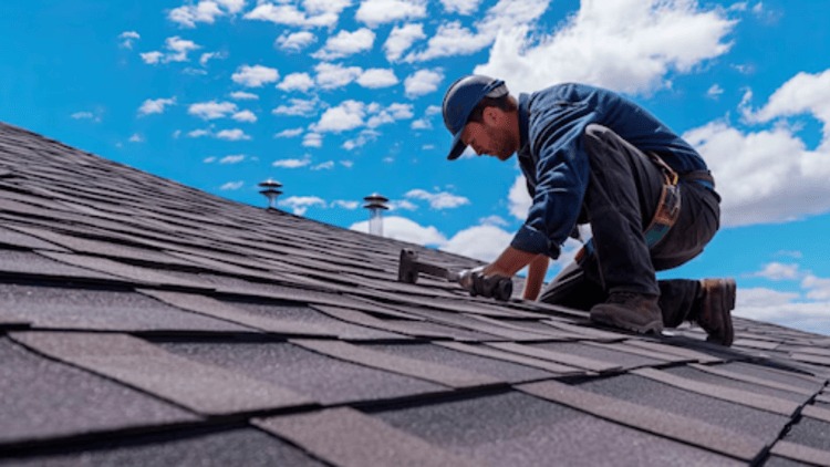signs of storm damage on a roof