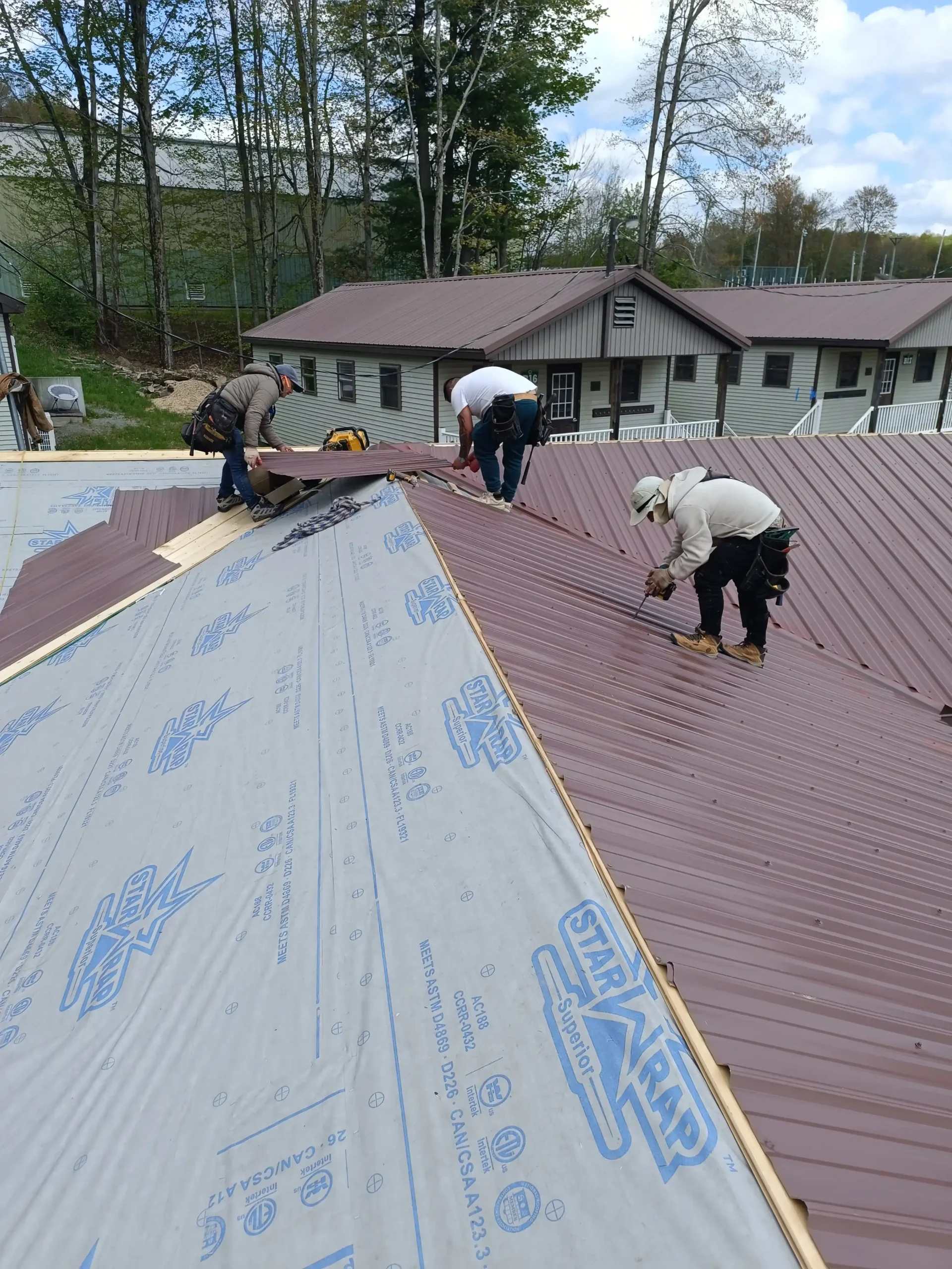 Roof replacement project